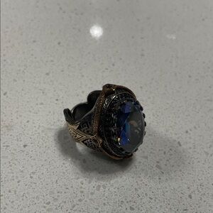 Mens elegant mystique topaz ring size 9 1/2
